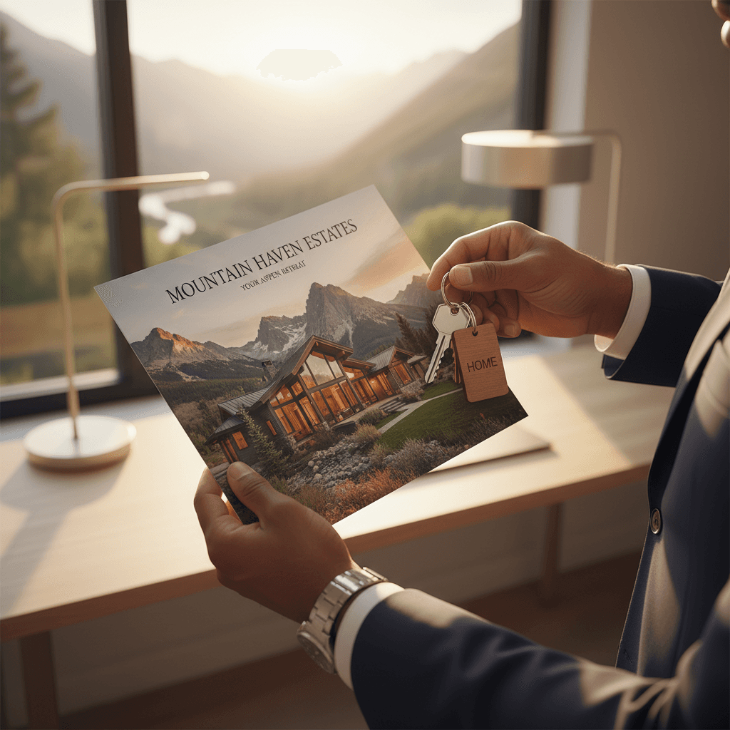 Tenant receiving apartment keys from a helpful real estate agent